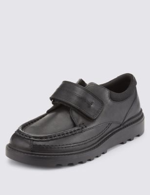 Kids&#39; Freshfeet&trade; Leather Shoes with Silver Technology